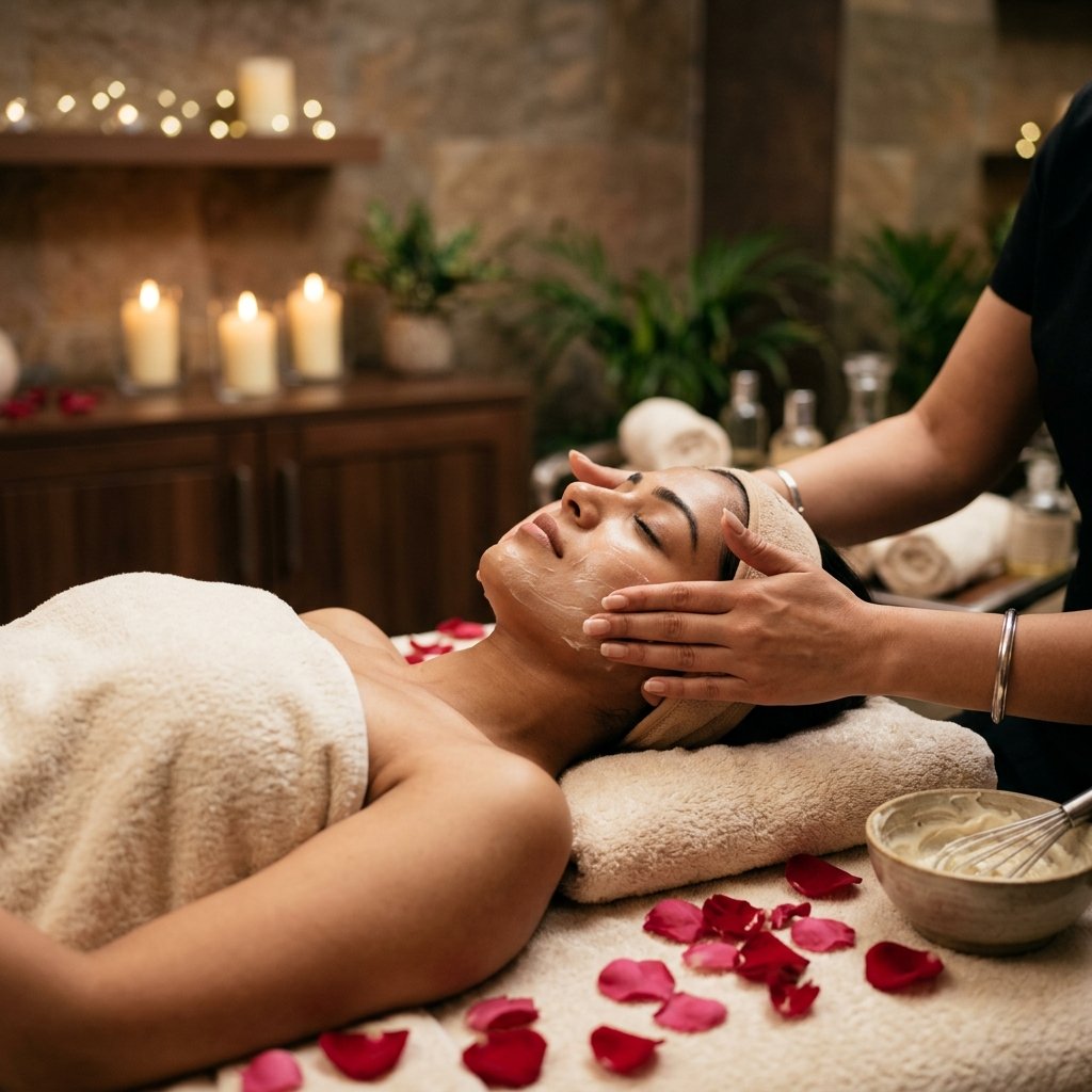 Luxurious pre-bridal facial treatment